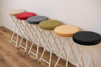 Azumaya-kk PC-34DGY Folding High Stool