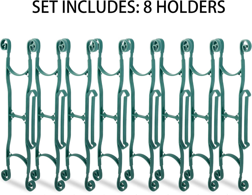 Dazzle Bright 8 Pack Christmas Lights Storage Holder, Holiday Light Storage for All Purpose Light Cord Wind Up, Christmas String Lights Organizer Holder