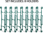Dazzle Bright 8 Pack Christmas Lights Storage Holder, Holiday Light Storage for All Purpose Light Cord Wind Up, Christmas String Lights Organizer Holder