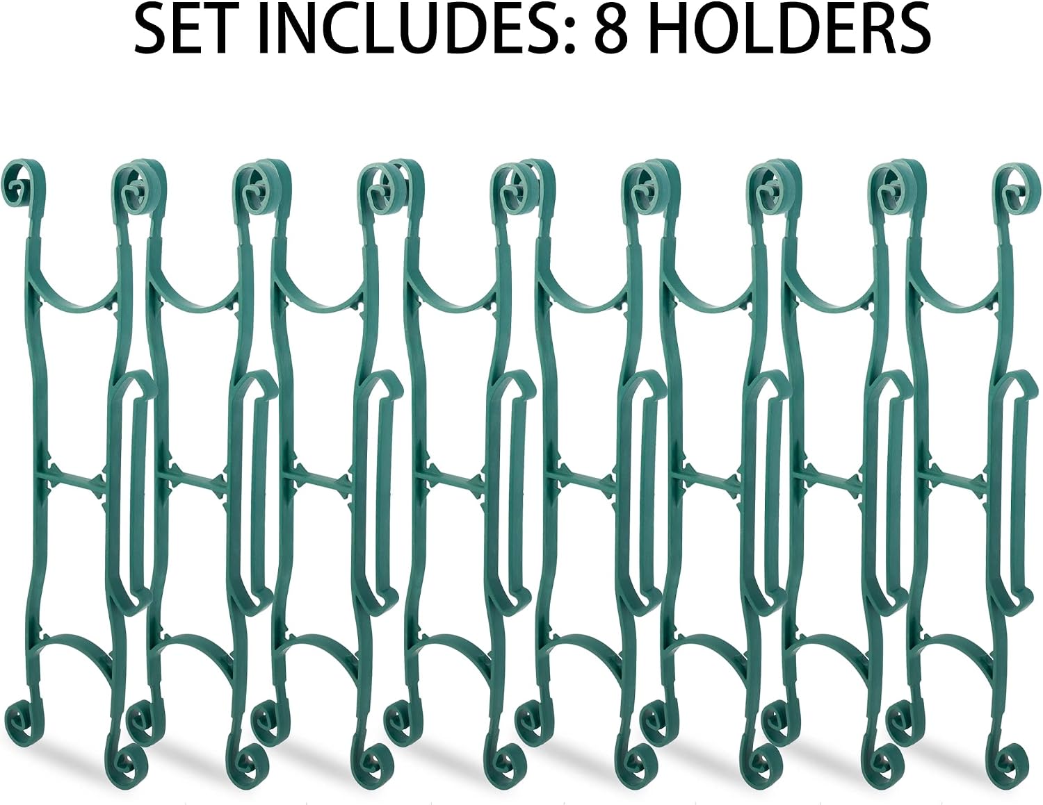 Dazzle Bright 8 Pack Christmas Lights Storage Holder, Holiday Light Storage for All Purpose Light Cord Wind Up, Christmas String Lights Organizer Holder