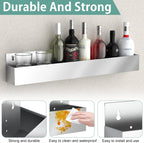 32-inch Stainless Steel Bar Speed Rail,Wall Mounted Liquor Bottle Holder for Bars,Organizer for Liquor Bottles, Bar Bottle Holder(1 pcs)