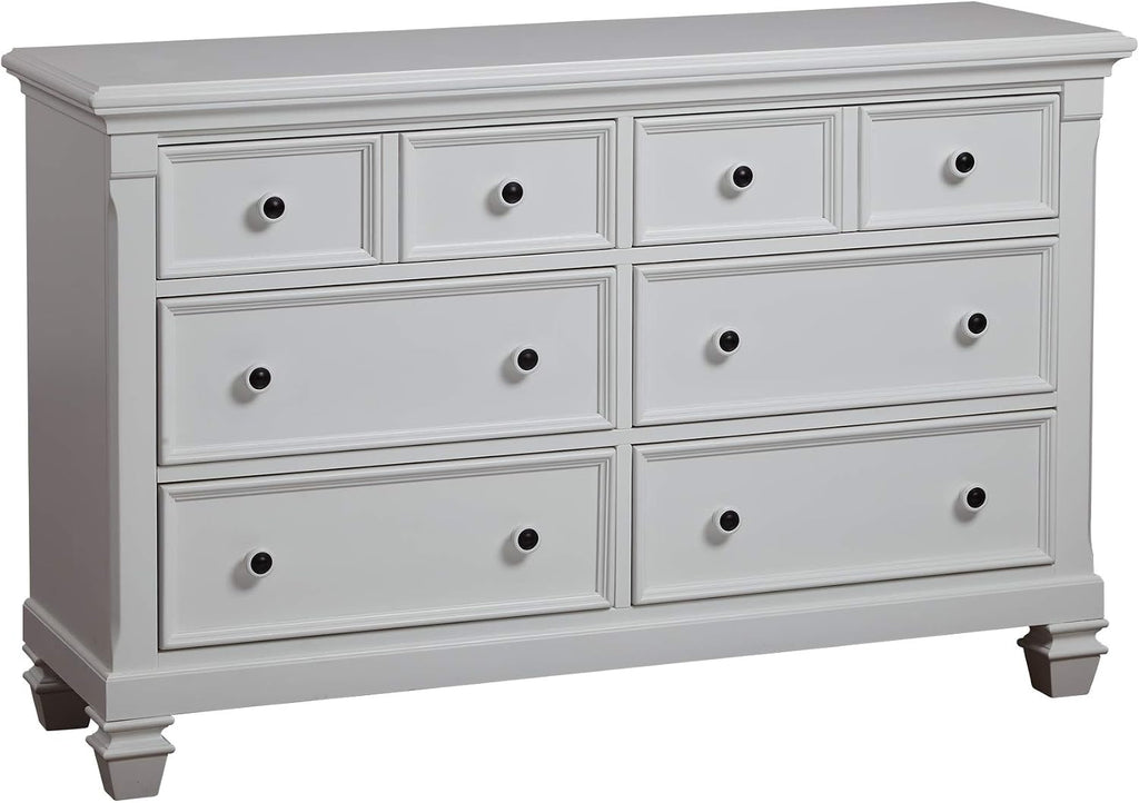 6 Drawer Dresser Pure White