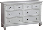 6 Drawer Dresser Pure White
