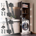 Pocket Door Slide, Pivot Door Slide Hardware Inset,Cabinet Pocket Door Slide，Cabinet Pocket Door Hardware Kit Fit for Inset Door, Cabinet Door (4, 18inch)