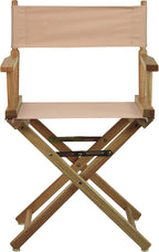 Casual Home 18" Director's Chair Natural Frame with Tan Canvas