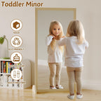 Montessori 3-in-1 Baby Mirror with Pull-Up Bar – Perfect for Toddler Nurseries, Home Learning Spaces, and Children's Classrooms