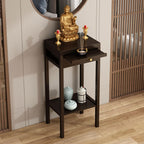 Wooden Meditation Altar Table, Design for Home Use, Tiered Display Shelves, Chinese-Style Cabinet Altar, for Home Shrines Ancestral Halls Temples(30cm/11.8in)