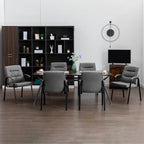 Office Guest Reception Chair Set of 2, Conference Room Chairs Waiting Room Chairs 2 Pack, Modern Leather Office Desk Chair No Wheels.