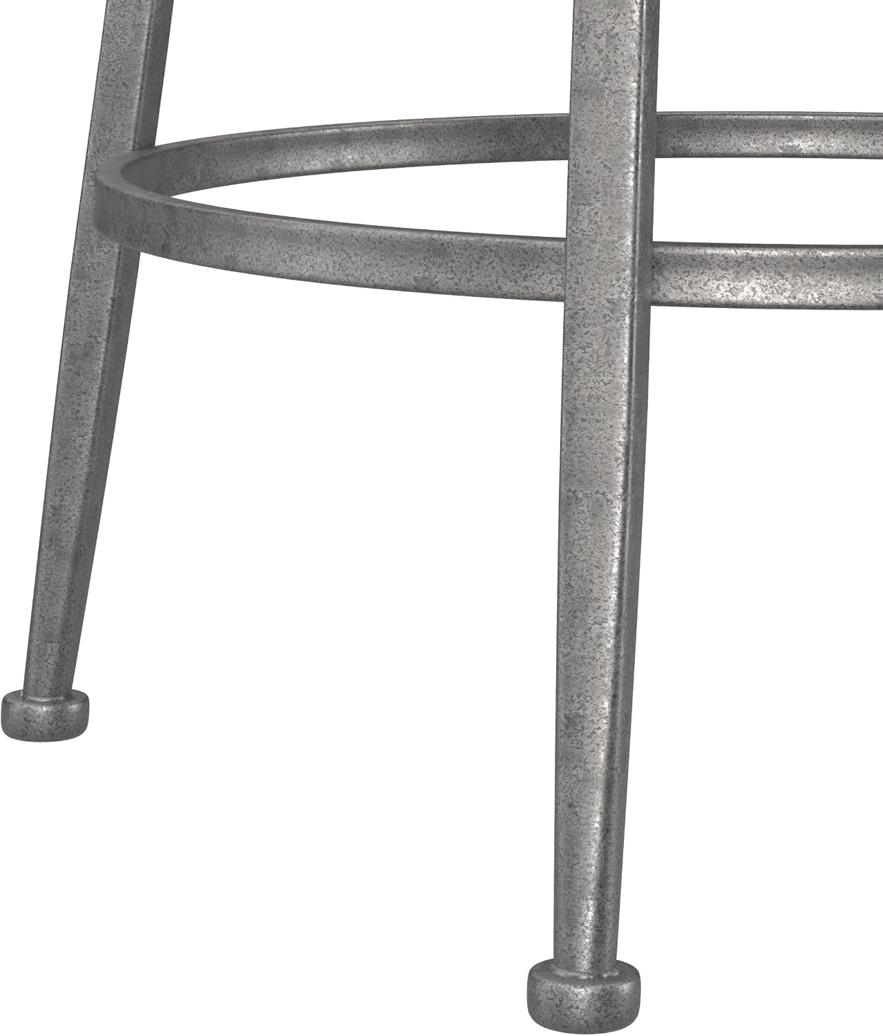 Hillsdale Stewart Indoor/Outdoor Swivel Counter Height Stool, Aged Pewter