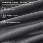 Bean Bag Chairs for Adults - Giant Bean Bag Chair Convertible Bean Bag Bed - Beanbag Chair with Micro Fiber Cover/Furniture Foam Filler - Floor Couch Sofa in Bedroom Dorm Room - Full Charcoal
