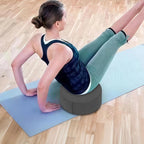 Buckwheat Meditation Cushion, Round Seat for Floor Sitting, Natural Buckwheat Hull Filling, Adjustable Height, Cotton Cover, for Meditation and Relaxation