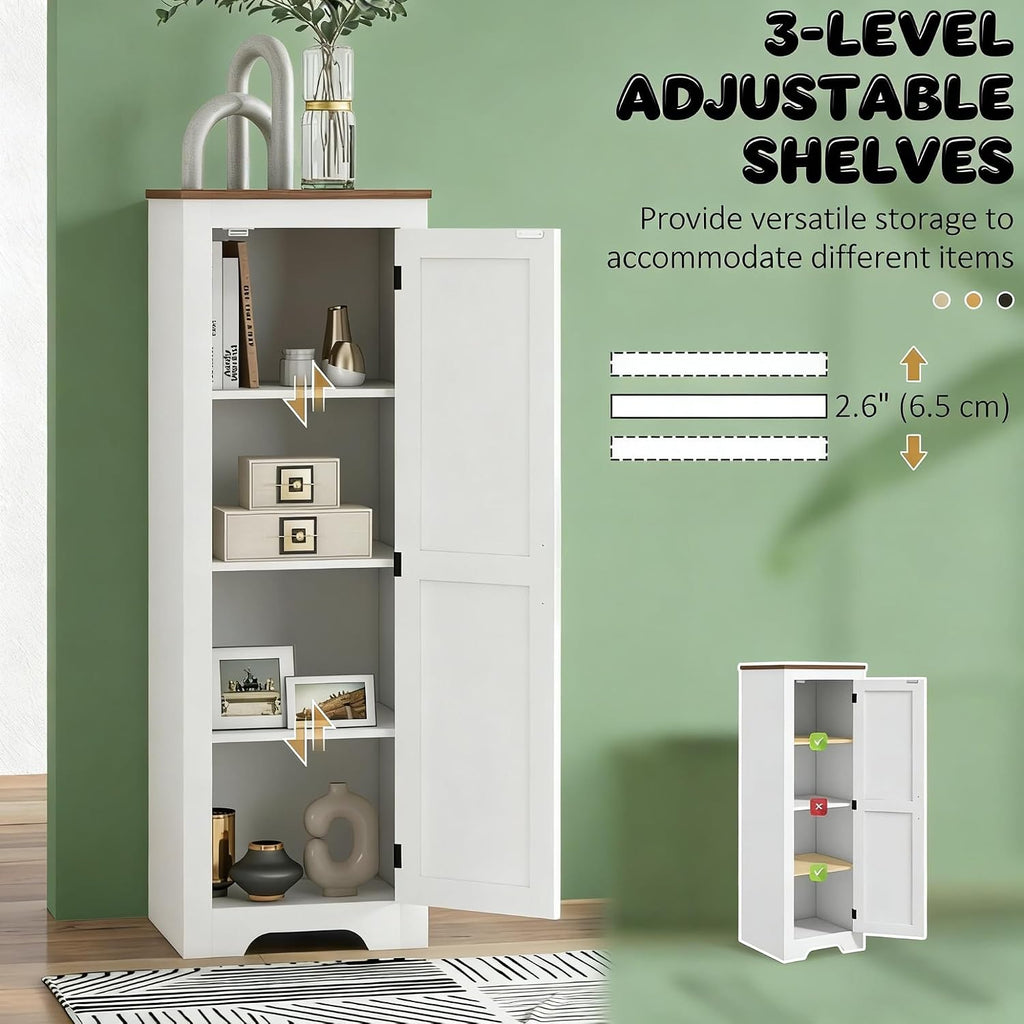 Floor Pantry Cabinet,Accent Freestanding Storage Cabinet