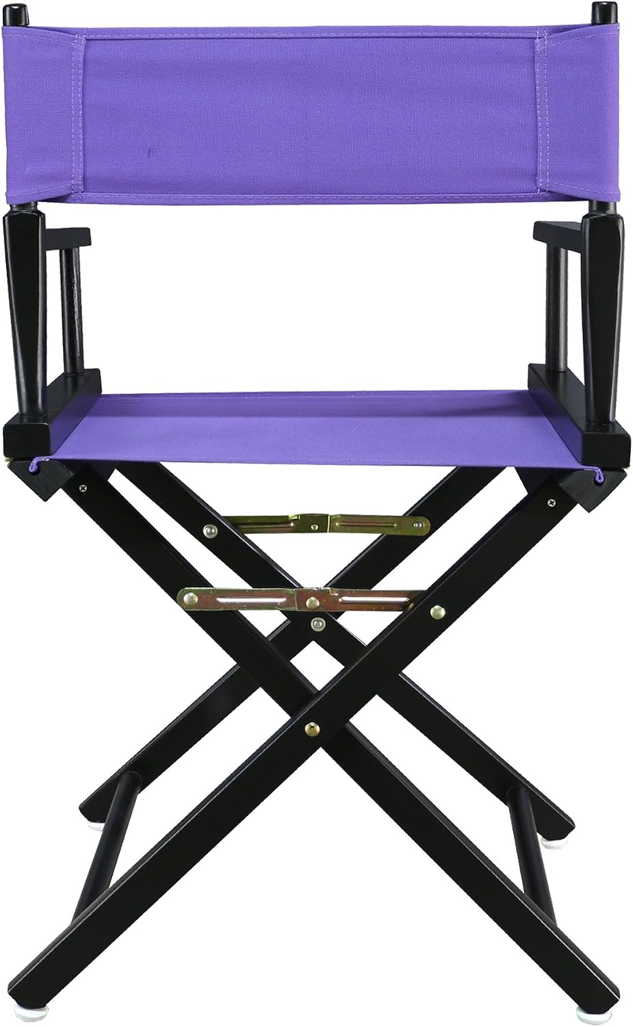 Casual Home 200-02/021-41 18" Black Frame-Purple Canvas Director Chair Classic Height, BlackFrame