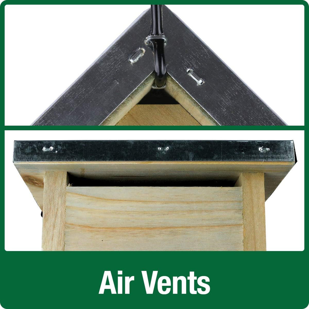 Wild Wings WWGH1-DECO Galvanized Weathered Cedar Wren House