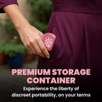 Premium Aluminum Organizer with Dual Compartment Design | Moisture Proof with Secure Seal, Compact and Pocket-Friendly modern design | Pouch Container for storage with Pouch Tin
