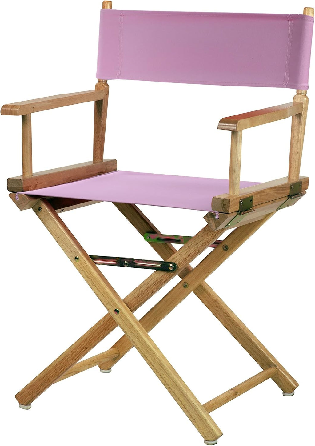 Casual Home 200-00/021-22 Director Chair 18" - Classic Height Natural Frame/Pink Canvas