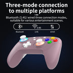 RG P01 Wireless Gaming Controller Compatible with Switch Game Controllers RG P01 2.5G Controller Gamepad for Bluetooth/PC/Steam/iOS/Android/Switch Hall Effect RGB Lights [android,ios,nintendo_switch,windows]