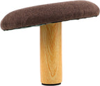 Ergonomic Wooden Stool for Posture Correction Core Strength Support Compact Portable Design for Office Home and Travel Use