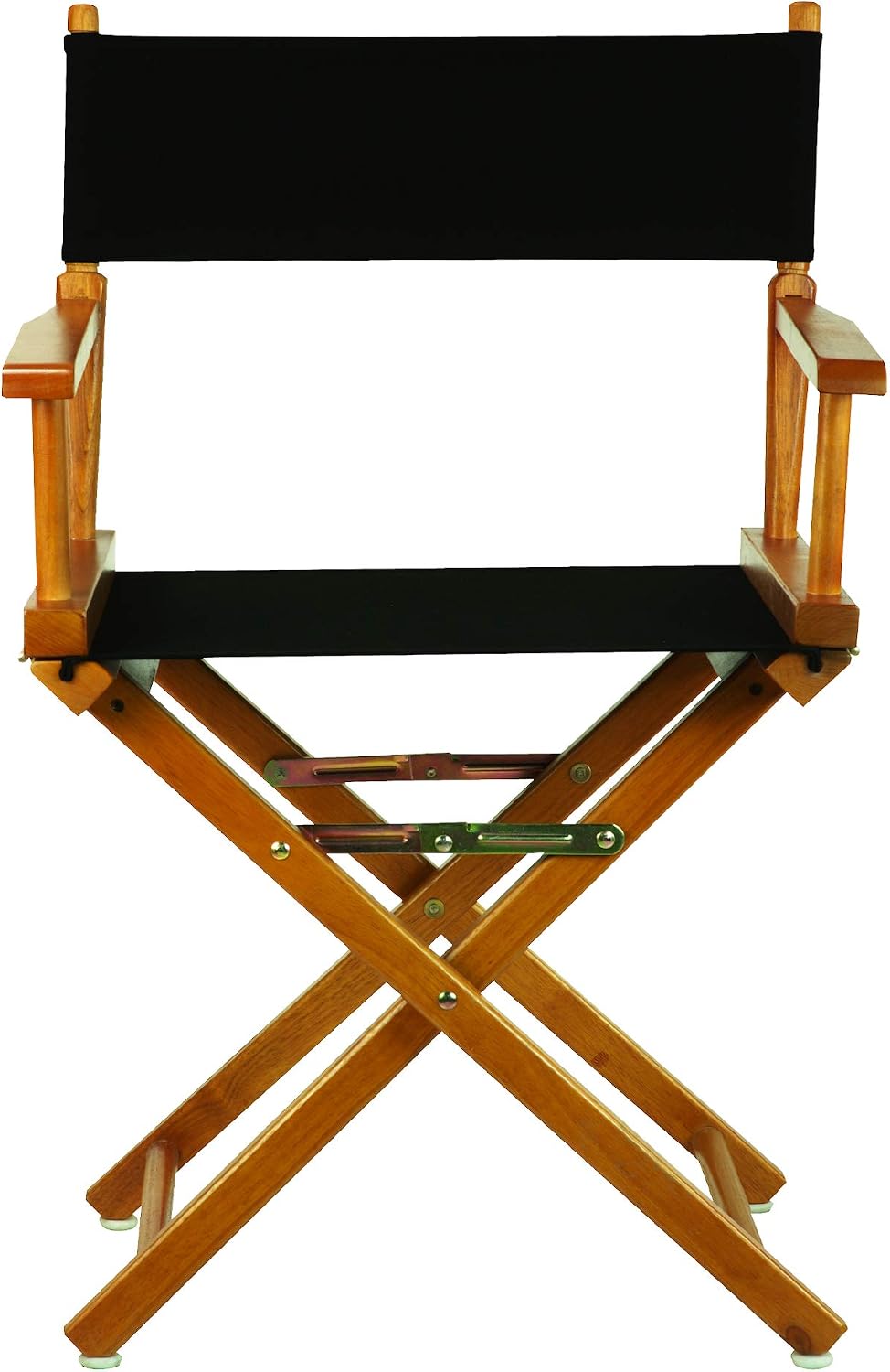 Casual Home 18" Director's Chair Honey Oak Frame with Black Canvas