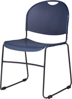 OEF Furnishings OEF855-CL/4 Ultra Compact Commercial Stack Chair (Navy Blue, 4-Pack)