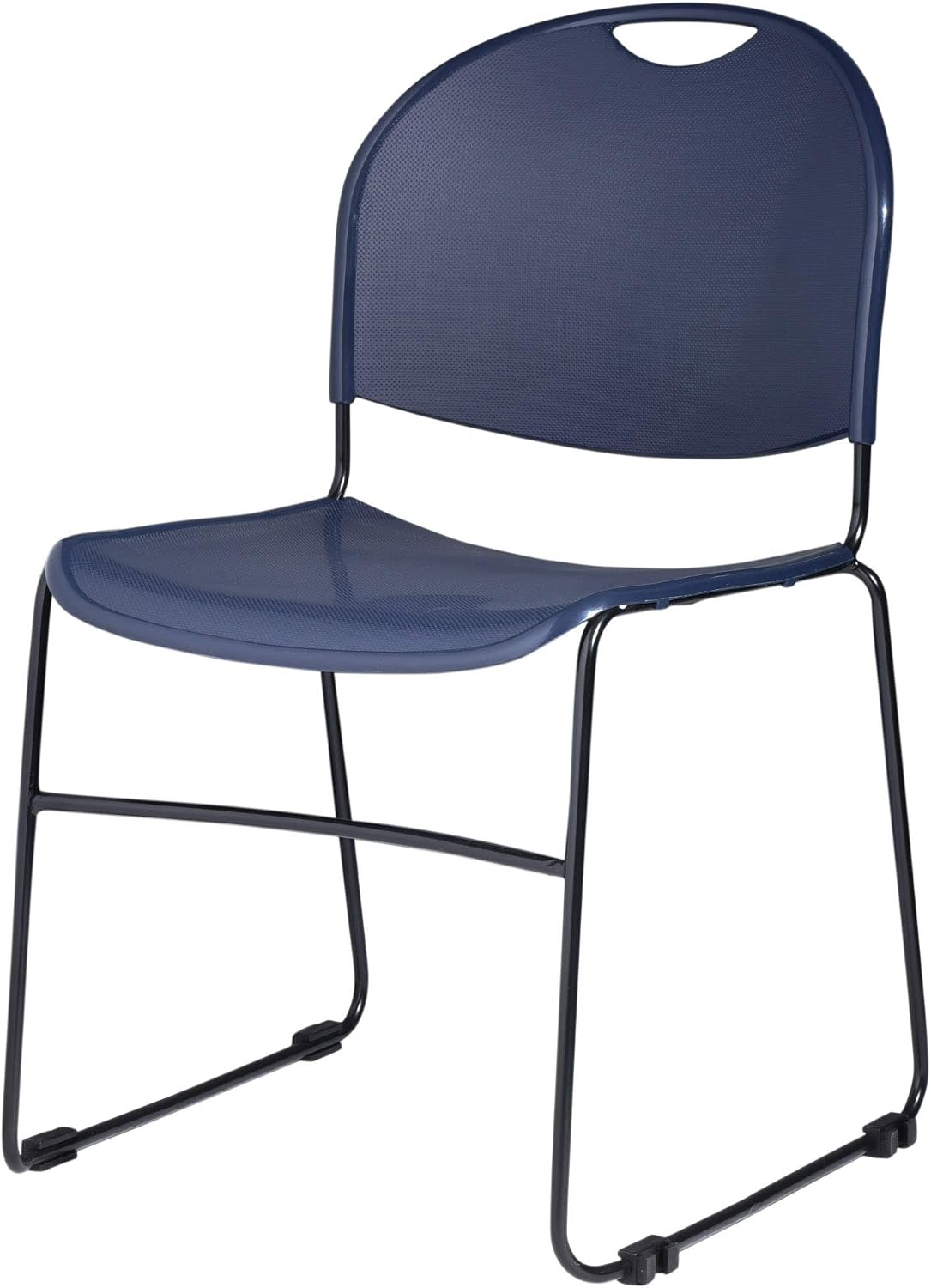 OEF Furnishings OEF855-CL/4 Ultra Compact Commercial Stack Chair (Navy Blue, 4-Pack)