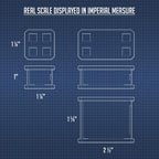TinkerTurf Sci-Fi Terrain: Crates 1 Add-On, Neutral Theme, Sturdy, Affordable, Great-Looking Full-Color Terrain, Quick and Easy to Assemble, Virtually Limitless Setups