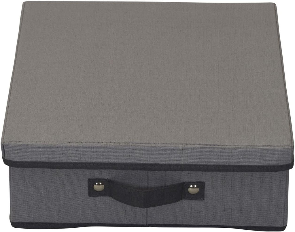 Household Essentials Platter Storage Chest, Gray