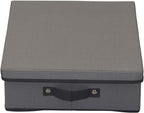 Household Essentials Platter Storage Chest, Gray