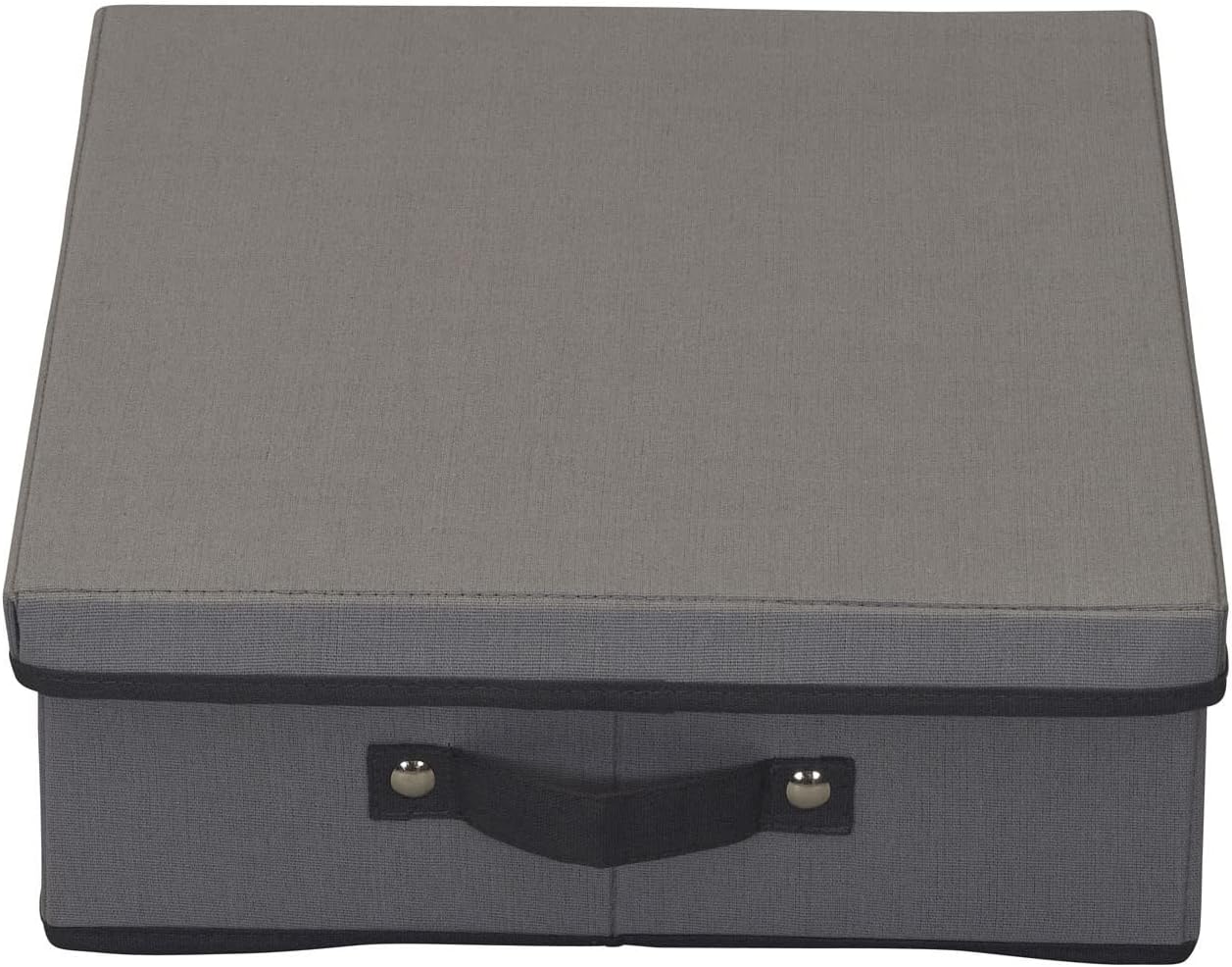 Household Essentials Platter Storage Chest, Gray
