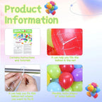 8FT Balloon Drop Net for Ceiling Release, Balloon Transport Bags, Holds 100 Balloons, Balloon Drop Kit with Pull Cord, Party Decoration for Gender Reveal, Wedding, Birthday, New Year’s Eve & Christmas