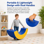Sensory Rocking Chair with Waterproof PU Cover,High-Density Foam Portable Sensory Chair for Kids-Classroom Rocker for Focus & Engagement
