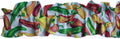 Zen Creative Designs Cotton Fruits Print Sleeve Topper Window Valance Top Bottom Ruffle Home Décor Bedroom Nursery Kitchen Window (120" Wide x 9" Tall, Chili Peppers White)