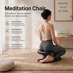Meditation Bench & Prayer Kneeling Meditation Stool, Adjustable Height Meditation Chair, Prayer Bench with Cushion for Home Worship, Studio Portable Non-Slip Yoga Stool and Quiet Reflection.