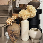 Farmhouse Large Ceramic Vase for Living Room Bedroom 15.75'' Flower Vase for Fake Plant Home Decor Office Table Shelf Fireplace Centerpieces Retro Vintage Classic Modern Rustic