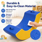 Sensory Rocking Chair with Waterproof PU Cover,High-Density Foam Portable Sensory Chair for Kids-Classroom Rocker for Focus & Engagement