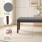 NAFORT Dining Bench Entryway Bench Upholstered Dining Bench