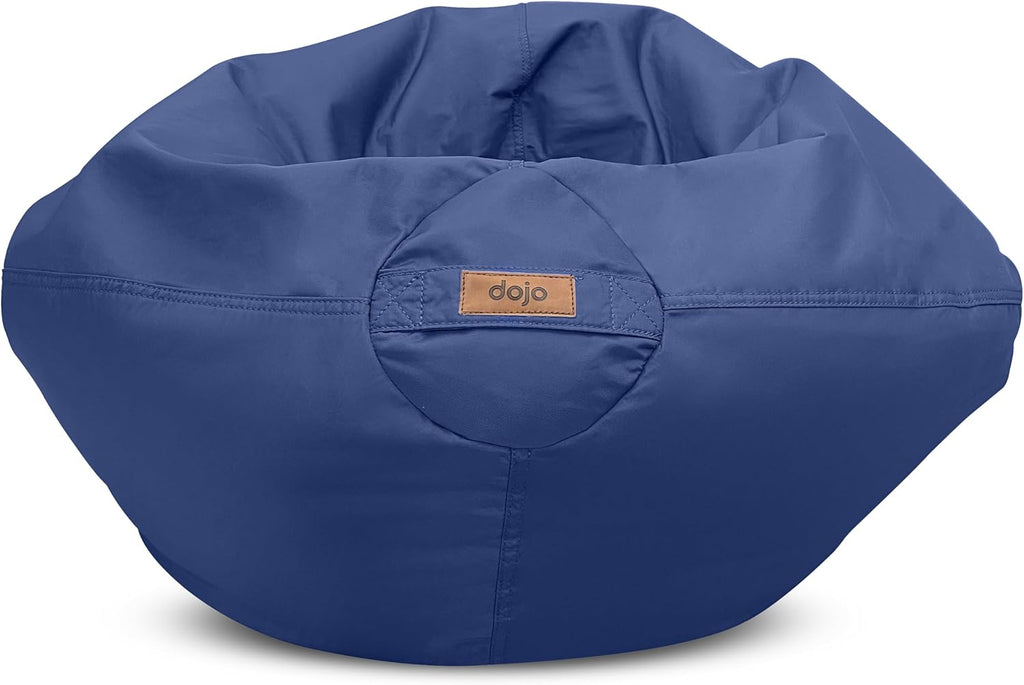 Dojo Classic Kids Bean Bag Chair (Filled) - Tough, Stain Resistant and Ultra Comfortable (Dark Navy)