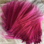 Fishbone Fan 85cm Soft Big Dance Fan Chiffon Foldable Fishbone Flowy Dancer Props Bellydance(Color 1,2PCS)