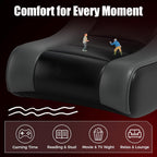 GTPLAYER Floor Rocking Gaming Chair – Floor Rolling Game Chairs with Angle Limiter, Gamer Rocker Floor Seat, Compact & Lightweight, Black & Grey