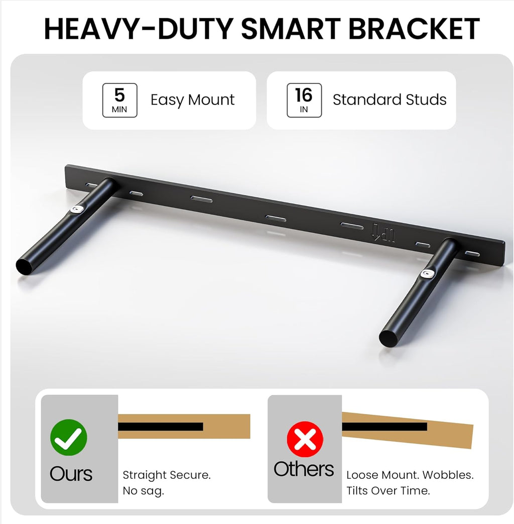 Fun Memories Floating Shelves for Wall 16 Inch, Set of 2 – Wall-Mounted Storage & Display Shelf with Invisible Bracket, Oak Floating Shelves for Living Room, Bedroom, Bathroom, Kitchen