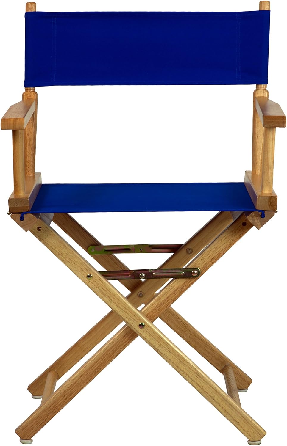 Casual Home 18" Director's Chair Natural Frame with Royal Blue Canvas