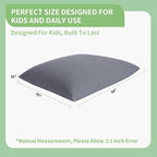 3-in-1 Kids Bean Bag Chair, Convertible Floor Cushion | Odor-Free Shredded Foam Resists Clumping, Removable Corduroy Cover, Cozy Lounge Seating for Bedrooms, Playrooms, Classrooms