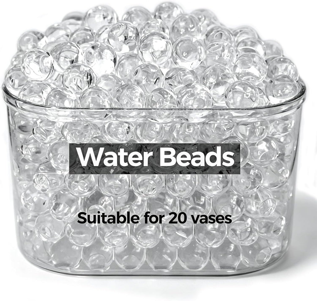 50000 Clear Water Gel Beads for Vase Filler | Vase Filler, Wedding Centerpieces, Christmas Decoration, Floating Candles, Floral Decorations, Floating Beads