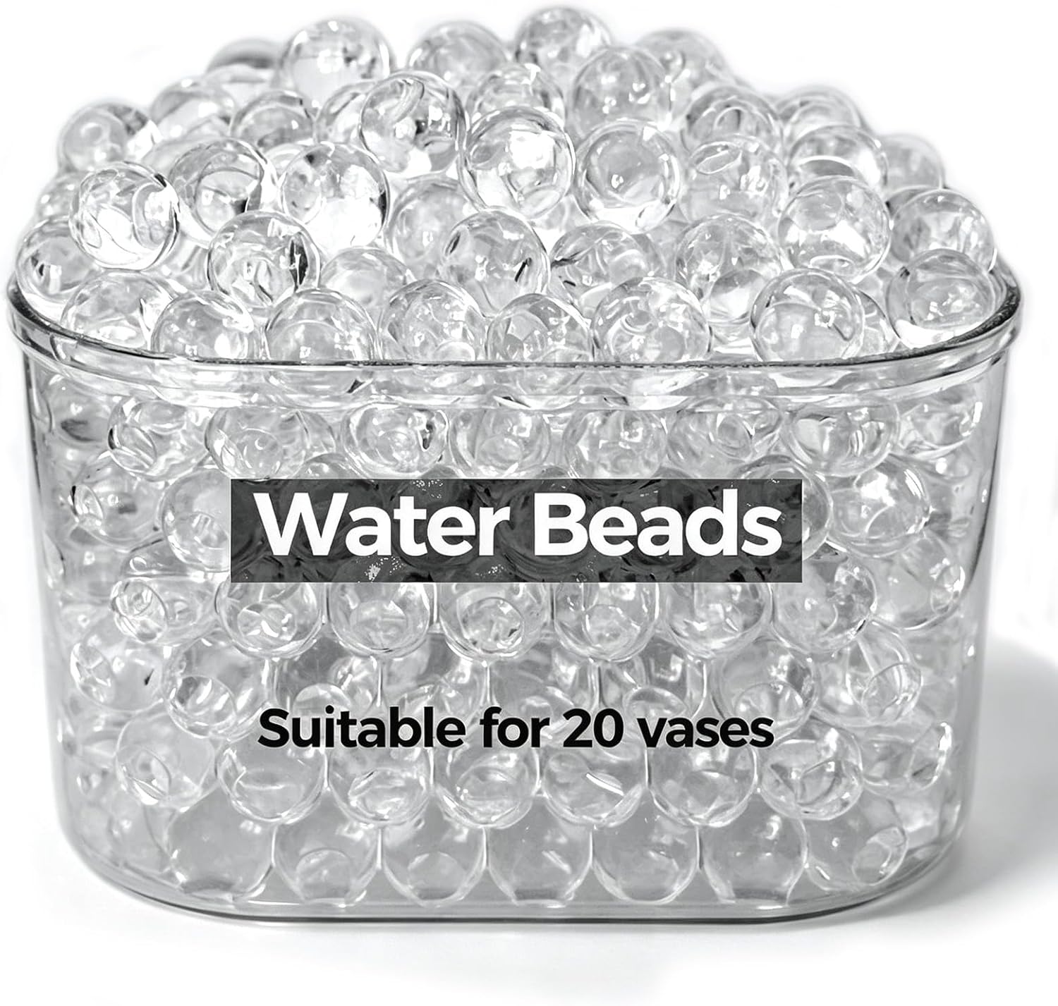 50000 Clear Water Gel Beads for Vase Filler | Vase Filler, Wedding Centerpieces, Christmas Decoration, Floating Candles, Floral Decorations, Floating Beads