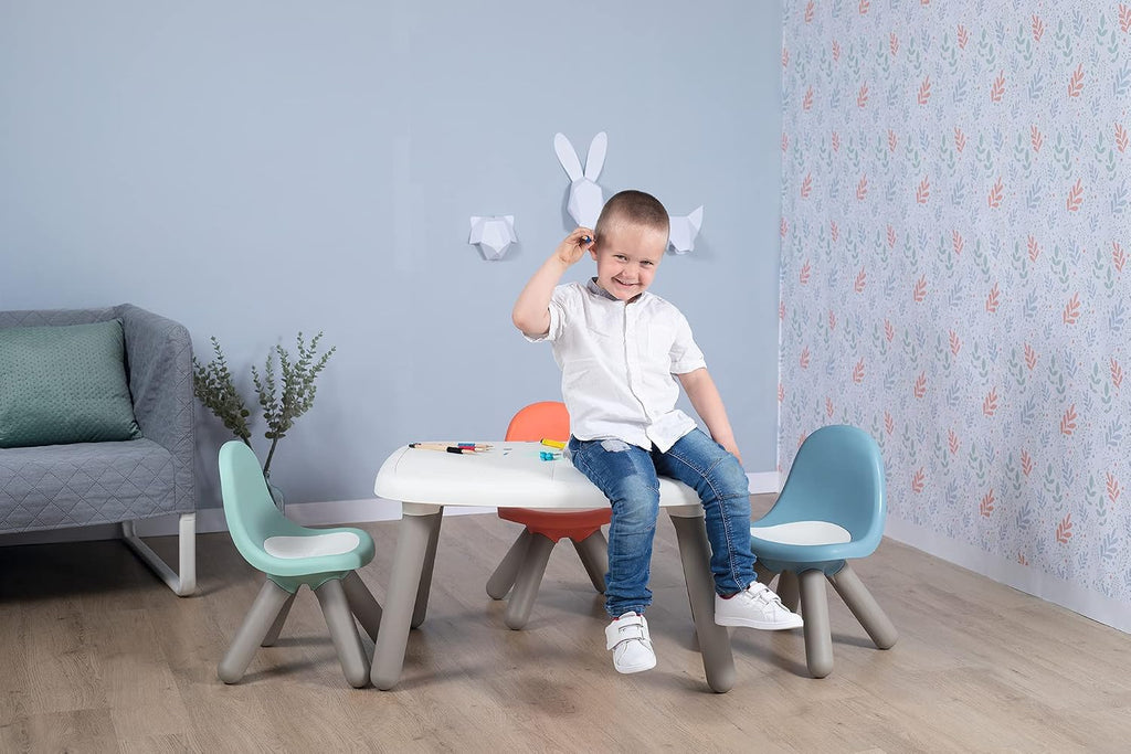Smoby - Kid Table - Furniture for Children - from 18 Months - Indoor and Outdoor - White - 880405