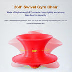 360° Swivel Gyro Chair for Kids, Spinner Seat for Autism, One-Piece Molded Lounge Seat for Sensory Training, Relaxation in Bedroom, Living Room, Camping, Backyard