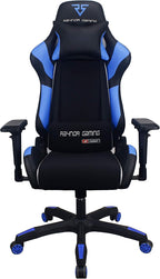 Energy Pro Series Gaming Chair Ergonomic Outlast Technology High-Back Racing Style Height Adjustable 4D Armrests Mesh and PU Leather with Lumbar Support Cushion and Headrest Pillow, Blue