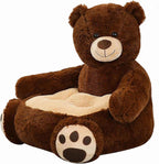 Kids Animal Sofa Seat Cozy Armchair for Home Decor, Bear