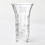 Things Remembered Vera Wang Engraved Crystal Leaf Vase