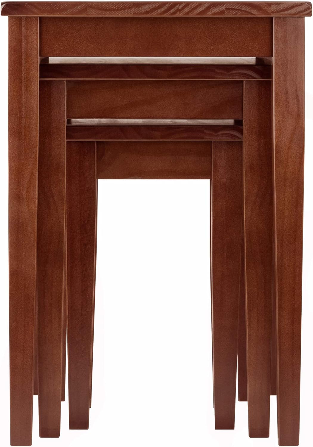 Winsome Regalia Nesting Accent Tables, for Living Room, Walnut, Set of 3